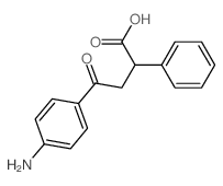 Benzenebutanoic acid,4-amino-g-oxo-a-phenyl- Structure