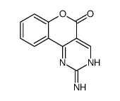 2-aminochromeno[4,3-d]pyrimidin-5-one Structure