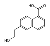6-乙氧基-2-萘酸结构式