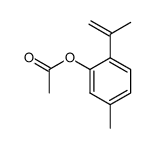 5-methyl-2-(prop-1-en-2-yl)phenyl acetate Structure