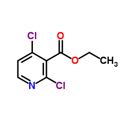 2,4-二氯烟酸乙酯结构式