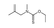 O-ethyl N-methyl-N-(2-methylprop-2-enyl)carbamothioate结构式