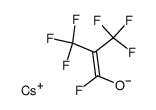 cesium perfluoro-2-methyl-1-propenol-1-ate Structure