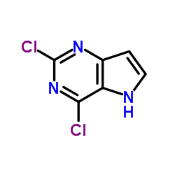 2,4-Dichloropyrrolo[3,2-d]pyrimidine Structure