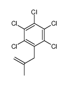 1,2,3,4,5-pentachloro-6-(2-methylprop-2-enyl)benzene Structure