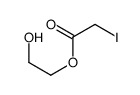 Iodoacetic acid 2-hydroxyethyl ester structure