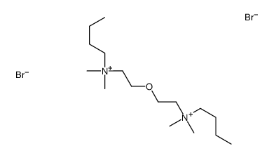 butyl-[2-[2-[butyl(dimethyl)azaniumyl]ethoxy]ethyl]-dimethylazanium,dibromide Structure