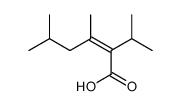 3,5-dimethyl-2-propan-2-ylhex-2-enoic acid结构式