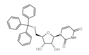 5'-O-三苯甲基尿苷结构式