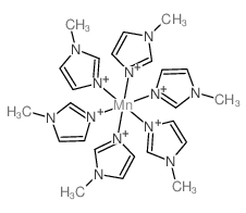 Manganese(2+),hexakis(1-methyl-1H-imidazole-kN3)-, dichloride, (OC-6-11)- (9CI)结构式