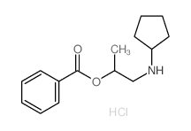 1-(cyclopentylamino)propan-2-yl benzoate Structure