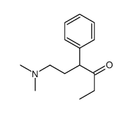1-Dimethylamino-3-phenyl-4-hexanone结构式