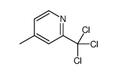 4-methyl-2-(trichloromethyl)pyridine结构式