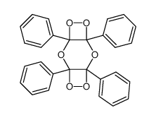 1,3,6,8-tetraphenyl-2,4,5,7,9,10-hexaoxatricyclo[6.2.0.03,6]decane结构式