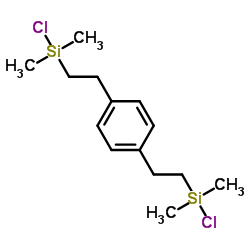 双[2(氯二甲基硅基)乙基]苯结构式