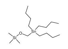 (Tributylstannylmethyl)(trimethylsilyl)ether结构式