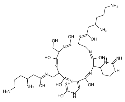 di-beta-lysyl capreomycin IIA Structure