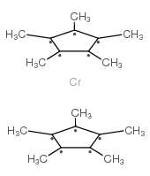 bis(pentamethylcyclopentadienyl)chromium structure