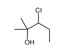 3-Chloro-2-methyl-2-pentanol Structure