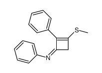 3-methylsulfanyl-N,2-diphenylcyclobut-2-en-1-imine Structure