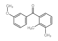 2,3-DIMETHYL-3'-METHOXYBENZOPHENONE Structure