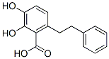 2,3-Dihydroxy-6-(2-phenylethyl)benzoic acid结构式