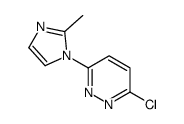 3-chloro-6-(2-methyl-1H-imidazol-1-yl)pyridazine(SALTDATA: FREE) Structure