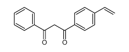 1-(4-ethenylphenyl)-3-phenylpropane-1,3-dione结构式