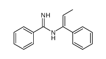 (E)-N-(1-phenylprop-1-en-1-yl)benzimidamide结构式