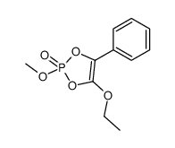 4-ethoxy-2-methoxy-5-phenyl-1,3,2λ5-dioxaphosphole 2-oxide结构式