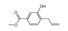methyl 3-hydroxy-4-(2-propenyl)benzoate结构式