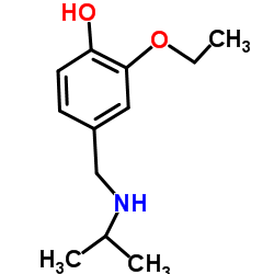 p-Cresol, 2-ethoxy-alpha-(isopropylamino)- (8CI)结构式