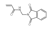 N-(邻苯二甲酰亚氨基甲基)丙烯酰胺结构式