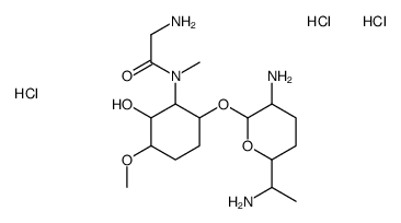 1-deamino-2-deoxyfortimicin A结构式