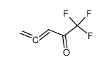 5,5,5-trifluoro-1,2-pentadien-4-one结构式