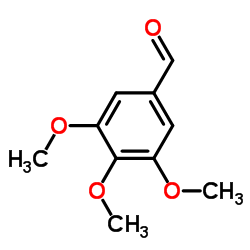 3,4,5-三甲氧基苯甲醛结构式