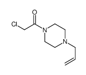 Piperazine, 1-(chloroacetyl)-4-(2-propenyl)- (9CI)结构式