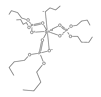 butyltin tris(dibutyl phosphate)结构式