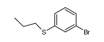 1-bromo-3-(propylthio)benzene结构式