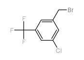 1-(溴甲基)-3-氯-5-(三氟甲基)苯结构式