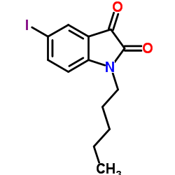 5-Iodo-1-pentyl-1H-indole-2,3-dione Structure