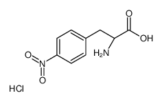 4-Nitro-L-phenylalanine hydrochloride (1:1) Structure