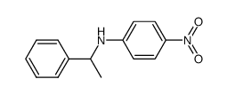 4-nitro-N-(1-phenylethyl)aniline结构式