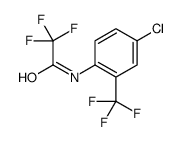 N-[4-chloro-2-(trifluoromethyl)phenyl]-2,2,2-trifluoroacetamide结构式