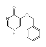 5-phenylmethoxy-3H-pyrimidin-4-one Structure