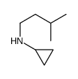 N-(3-Methylbutyl)cyclopropanamine结构式
