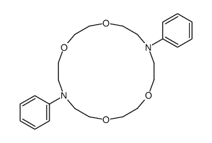 7,16-diphenyl-1,4,10,13-tetraoxa-7,16-diazacyclooctadecane Structure