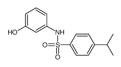 N-(3-hydroxyphenyl)-4-propan-2-ylbenzenesulfonamide Structure
