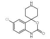 6-氯螺[4H-3,1-苯并噁嗪-4,4'-哌啶]-2(1H)-酮结构式