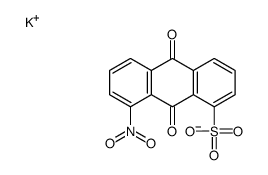 potassium 9,10-dihydro-9,10-dioxo-8-nitroanthracene-1-sulphonate Structure